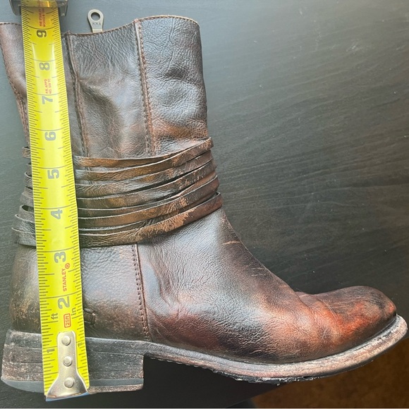 Bed Stu leather brown boots women’s sz 5.5 booties short boots - Picture 4 of 13